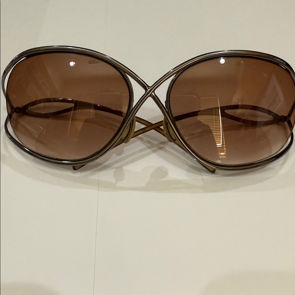 Elegant Christian Roth Vintage Sunglasses with Metallic Frame